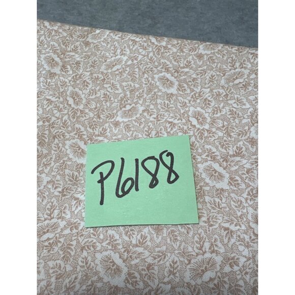 Floral Beige & Cream Fabric 15" X 37" Cotton Sewing & Crafting Material - Picture 6 of 6